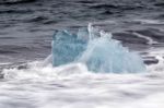 View Of Jokulsarlon Beach Stock Photo