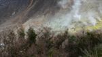 Sulfur Mountains In Japan Stock Photo