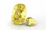 Yellow Sapphire Stock Photo