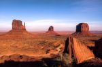 Scenic View Of Monument Valley Utah Usa Stock Photo