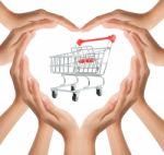 Love Shopping Stock Photo