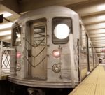 Subway Train Stock Photo