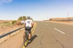 Bridge Over Fish River In Namibia Stock Photo