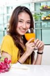 Close Up Woman Preparing Material For Do Her Food I Stock Photo