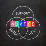 Guidance Means Advice And To Help Support And Guide Stock Photo