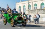 Car Approaching The Finish Line Of The London To Brighton Vetera Stock Photo