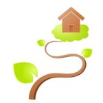 Environment Home Icon Stock Photo