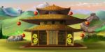 Chinese Pagoda Stock Photo