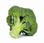 Broccoli Isolated On The White Background Stock Photo