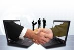 Businessmen Hand Shaking Stock Photo