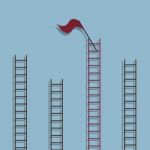 Success Ladder Stock Photo