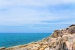 Rocks Coastline And Sea At Koh Samui Stock Photo