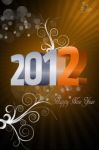 New Year 2012 Stock Photo