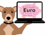 Euro Currency Means Forex Trading And Currencies Stock Photo