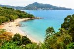 Beach Of Laem Sing Cape In Phuket Island Stock Photo