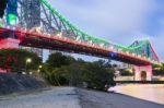 Story Bridge In Brisbane Stock Photo