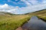 View Along The River Twiss Near Ingleton In Yorkshire Stock Photo