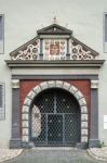 Ornate Gate And Arch In Weimar Stock Photo