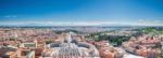 Rome View From The Saint Peter Basilica Stock Photo