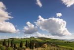 Val D'orcia, Tuscany/italy - May 19 : Farmland In Val D'orcia Tu Stock Photo