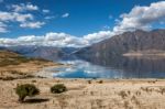 Lake Hawea Stock Photo