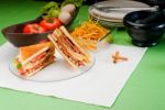 Club Sandwich Stock Photo