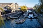 View Of Regent's Canal At Camden Lock Stock Photo