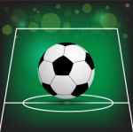 Football Abstract Design Stock Photo