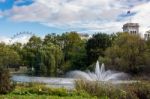 Fountain In St James Park Stock Photo