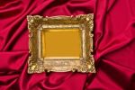 Gold Picture Frame Stock Photo