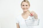 Here Is Your Shopping Cart ! Stock Photo