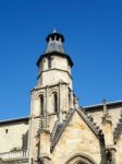 Exterior View Of The Basilica  St Seurin In Bordeaux Stock Photo