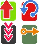 Arrow Icons Stock Photo