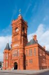 Pierhead Building Cardiff Bay Stock Photo