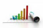 Business Growth Graph Stock Photo