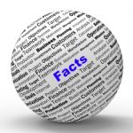 Facts Sphere Definition Means Truth And Wisdom Stock Photo