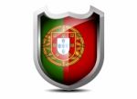 Flag Of Portugal Stock Photo