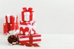 Christmas Gifts Stock Photo