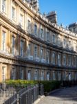 Houses In The Circus In Bath Stock Photo