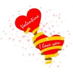 Valentine , I Love You Stock Photo