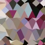 Antique Fuschia Abstract Low Polygon Background Stock Photo