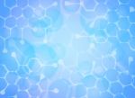 Molecular Background Stock Photo