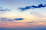 Beautiful Sky And Puffy Cloud  Background Stock Photo