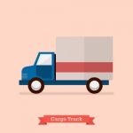 Cargo Truck  Illustration Stock Photo