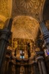 Malaga, Andalucia/spain - July 5 : Interior View Of The Cathedra Stock Photo