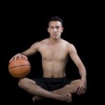 Asian Basketball Player Stock Photo