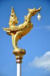 Thai Street Lamp Stock Photo