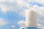 Glass Of Milk Stock Photo