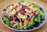 Salad With Egg Stock Photo