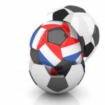 France Soccer Ball Isolated White Background Stock Photo